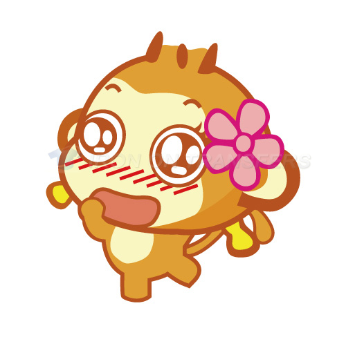 Monkey Iron-on Stickers (Heat Transfers)NO.8681